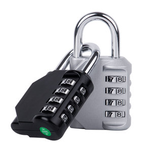 Factory Produce 4 Digits <strong>Code</strong> <strong>Lock</strong> Zinc Alloy Safety GYM Padlock Laptop <strong>Lock</strong> Hot Selling <strong>Security</strong> Combination <strong>Lock</strong> - Product Image 1