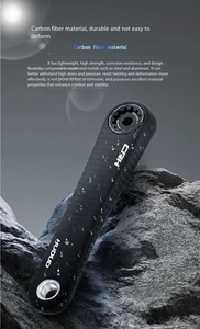 Manivelle SeeMore personnalisable OEM ODM 24 mm en titane et fibre de carbone, la plus légère, compatible avec le jeu de manivelle <span class=keywords><strong>Easton</strong></span> Spider pour vélos de route et de gravier - Product Image 5