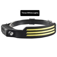 Lampu Kepala Sensor COB Terpasang di Kepala, Kecerahan Tinggi, Tahan Air IP65, Rotasi 360, Baterai Isi Ulang, Jangkauan 100-200m, Memancing Malam Hari