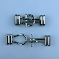 Boucles à Clip en Métal Réglables avec Placage Sans Nickel pour Ceintures, Chaussures et Accessoires de Couture, Anneaux de Connexion