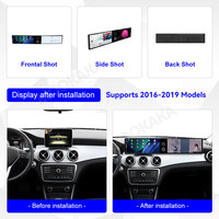 MOOKAKA Dual 12,3 pulgadas Android para mercedes-benz GLA 2016-2019 coche estéreo Multimedia GPS Navi inalámbrico CarPlay unidad principal Radio