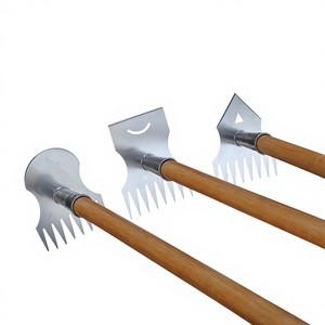 <span class=keywords><strong>Houe</strong></span> multifonction à huit <span class=keywords><strong>dents</strong></span> en acier au manganèse, idéale pour le désherbage des petites fleurs, le creusement de légumes et le travail du sol domestique. - Product Image 1