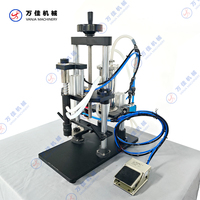 Machine de remplissage semi-automatique de liquide de miel d'huile cosmétique d'eau de parfum de bouteille de piston de remplisseur pour la petite entreprise