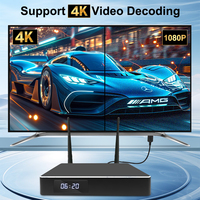 Boîtier TV intelligent Android 11 ZX4 Amlogic S905X4 Quad Core, 16 Go, Wi-Fi double bande 5G, 4K, portable, pour la maison – Meilleure vente !