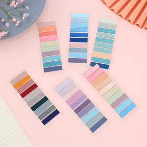 Transparent Waterproof Pastel Colors Tabs Colored Index Tabs Flags 20 Sheets Each Colour Sticky Notes