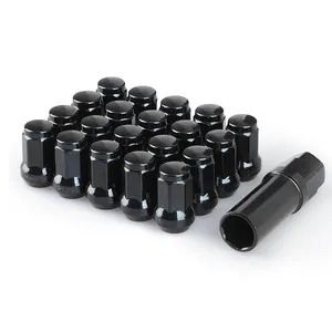 raRACING 20PCS M12*1.5/M12*1.25 Length 32MM Iron Heptagonal Wheel Rays Lock Lug Nuts For Honda Ford