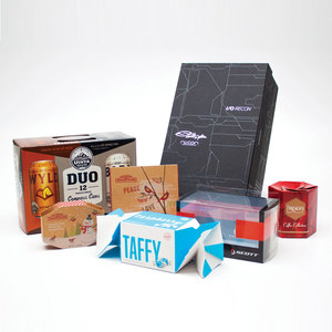 Custom Logo Corrugated Shipping Gift Boxes Set Atacado Cardboard Chocolate Embalagem com forro de esponja para pequenas empresas - Product Image 2