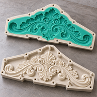 Moulure décorative de porte en résine Tietuo + noyau en silicone PU C296-G3, grain de bois naturel, usine chinoise, faible MOQ