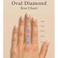 Diamante Sintético Cultivado en Laboratorio, Corte Ovalado, Color D, Claridad VVS1, 2EX, Certificado IGI, 40.11-40.33ct, Sin Mejoras, para Joyería