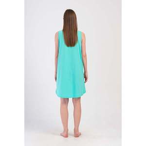 Falda informal de mujer con corte amplio y bolsillo ovalado tipo túnica - Product Image 1
