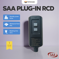 Prise électrique RIFENG 10A/15A SAA, norme australienne, protection contre les surtensions, étanche IP54, en matériau PC, protection contre les fuites