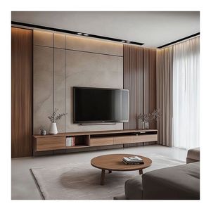 ACE hiện đại phòng khách lưu trữ TV tường trang trí nội các phong cách TV tường tủ phòng khách TV tường tủ - Product Image 4