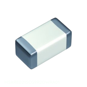 Condensador Cerámico de Montaje Superficial MLCC CAP CER 9.2PF 16V C0G/CG 08004, Canal del Fabricante MSARE021SCG9R2DWRA01, 9.2 pF - Product Image 1