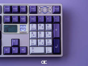 <span class=keywords><strong>Teclado</strong></span> Mecánico Personalizado QK101 Trimodal Anodizado <span class=keywords><strong>Lila</strong></span> - Aluminio CNC con Retroiluminación RGB - Product Image 3