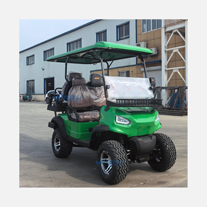รถกอล์ฟไฟฟ้า Green Club Car ดีไซน์ใหม่ 2+2 ที่นั่ง สำหรับการล่าสัตว์และการขนส่งพิเศษ - Product Image 1