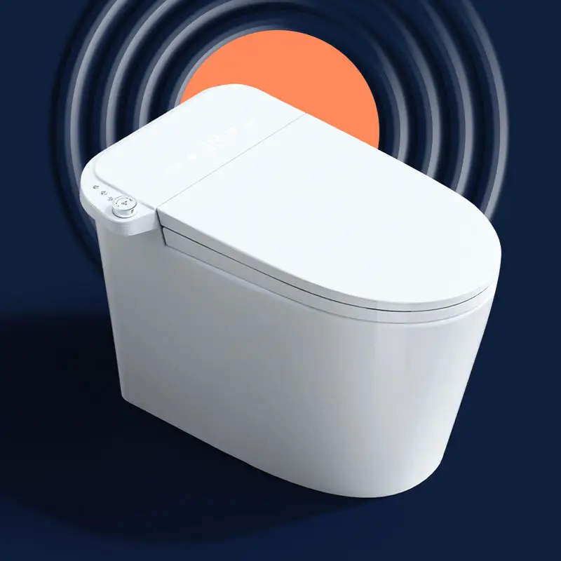 china wholesale smart bidet toilet automatic flip toilet seat radar sensor tintelligent wc toilet