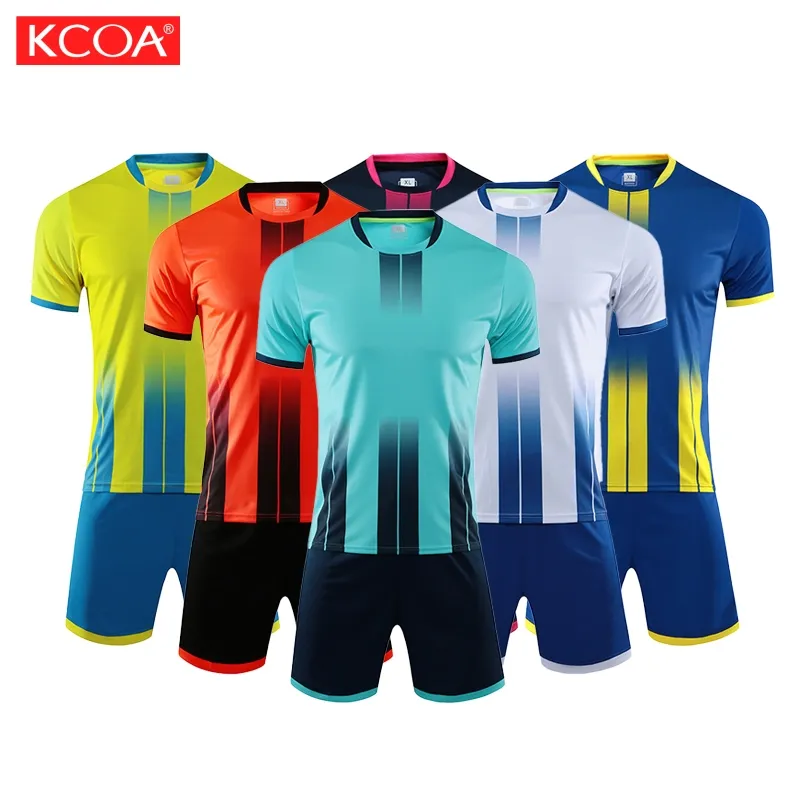 Kustom Jersey kualitas tinggi kaus sepakbola pria kaus seragam Set tim kaus sepak bola baju sepak bola pakaian sepak bola