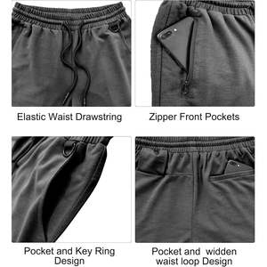 2025 pantalones cortos deportivos para correr para hombre, pantalones cortos ligeros de poliéster para entrenamiento de gimnasio, cintura elástica, cómodos pantalones cortos Cargo Logo - Product Image 6