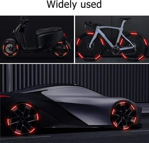 OEM Miếng Dán Phản Quang Cảnh Báo Xe Hơi Xe Tải Xe Đạp Xe Máy Tầm Nhìn Ban Đêm Chống Thấm Nước Keo Dán An Toàn - Product Image 5