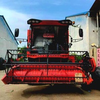 Moins de perte de grain, 110 kW, Diesel, Grande moissonneuse-batteuse multifonction semi-automatique pour la culture des céréales sur les terrains vallonnés et les plaines