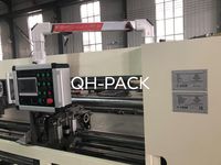 Machine de fabrication de boîtes en carton ondulé manuelle grande vitesse QHPAC pour la couture de deux pièces