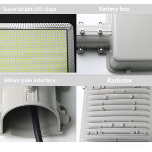 공장 초고휘도 태양광 정원등 크리스마스 독립형 슈퍼 LED 벽걸이 조명 분리형 태양광 가로등 - Product Image 2