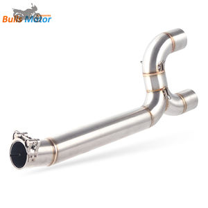 Pour YAMAHA FZ6N <span class=keywords><strong>FZ6</strong></span> FZ6S Échappement Moyen Lien Tuyau <span class=keywords><strong>Moto</strong></span> Modifié Système D'échappement 2004-2009 <span class=keywords><strong>Moto</strong></span> Escapes Sport Vélo Slip On - Product Image 4