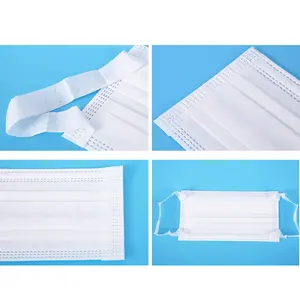Wholesale Breathable Adult Disposable 3ply Face Mask Mouth Cover Protection Disposable Dust-proof Breathing