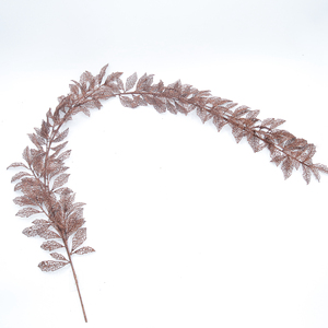<span class=keywords><strong>Guirlande</strong></span> <span class=keywords><strong>de</strong></span> feuilles creuses à paillettes dorées, pour décoration <span class=keywords><strong>de</strong></span> porte, vente en gros, 29109 - Product Image 3