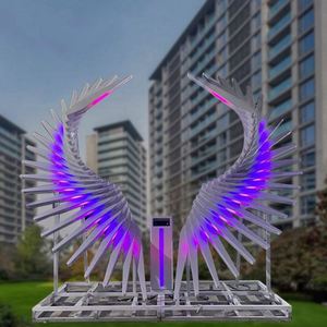 Túnel de tiempo al aire libre, luces <span class=keywords><strong>Led</strong></span> para vacaciones, calle, jardín, parque, decoración cuadrada, impermeable, arco de Metal, motivo 3d - Product Image 6