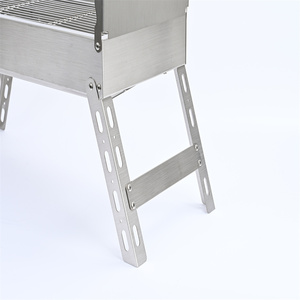 OEM Mini Portable Stainless Steel Camping <strong>Charcoal</strong> <strong>Grills</strong> New Style Thicken Folding BBQ Trailer for Outdoor Camping - Product Image 5