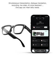 Gafas Inteligentes M08 con Cámara de 800W, Grabación de Video IP65, Traducción por IA, Lentes de Sol, Fotos, Llamadas de Audio BT, Deportes al Aire Libre