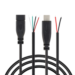 Cavo dati di tipo C femmina per aprire la ricarica rapida cavo di <span class=keywords><strong>prolunga</strong></span> di alimentazione femmina <span class=keywords><strong>USB</strong></span> C <span class=keywords><strong>2</strong></span> core/4 core - Product Image 2