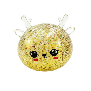 Christmas <b>Glitter</b> Steamed Bun Reindeer Bun Kneading Squishy Stress Relief Toy Holiday Gifts Squeeze - Product Image 5