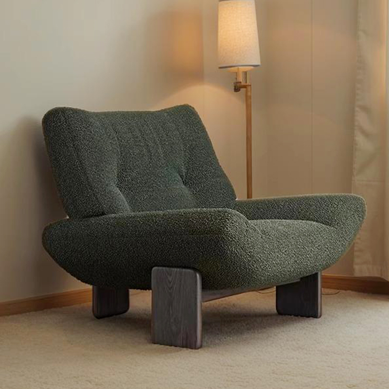 Designer Solid Wood Lazy Lounge Chair