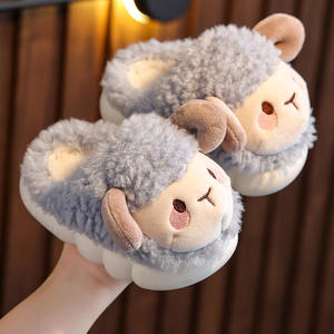 Pantuflas Clásicas de Invierno con Punta Cerrada, Antideslizantes, Suela Suave, Cálidas, Transpirables, Antiolor, de Algodón con Suela de Goma y Parte Superior de Tela de Algodón - Product Image 4