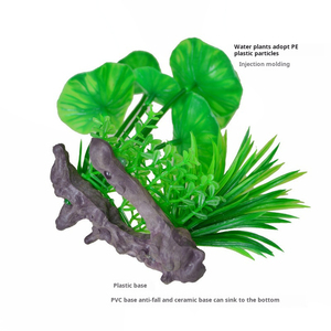 R6 Cave Rock Décor Aquarium Plantes Fish Tank Accessoires Plantes Aquatiques Artificielles Fish Tank Herbe Décorations - Product Image 3