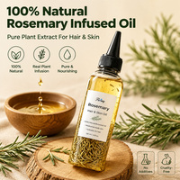 Huile Essentielle de Romarin Biologique Végétalienne Personnalisée en Gros pour Traitement Capillaire Épaississant et Hydratant en Profondeur du Cuir Chevelu