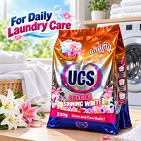 Détergent à lessive en poudre OEM 230g, marque privée, parfum personnalisé pour lavage en machine et lavage à la main