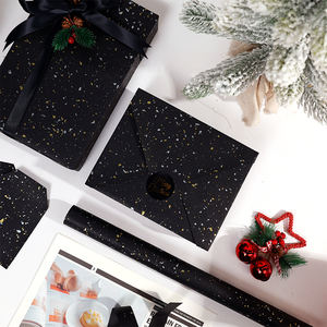 Estampage à chaud de luxe personnalisé 80g Saint Valentin Fête d'anniversaire 43*300 cm Emballage cadeau de Noël Boîte à cosmétiques Papier d'emballage - Product Image 3