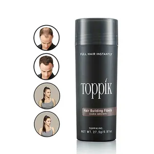 Nhãn hiệu riêng lâu dài las fibras del cabello tóc nâu tóc sợi toppik phun kit sợi tóc xây dựng applicator 27.5g