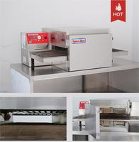 Peralatan Pembuat Pizza Profesional Oven Pizza Konveyor Penggerak Sabuk Kompak