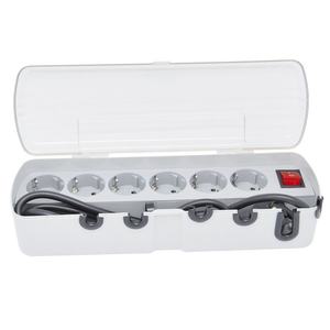 Caja de conexiones multifuncional con tapa antipolvo, cable incluido y conexión interna; ideal para proteger y organizar. - Product Image 1