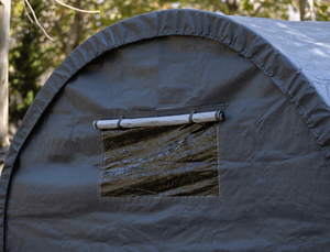 Abri d'auto personnalisé portable pour l'extérieur en PVC PE <span class=keywords><strong>toile</strong></span> métal acier polycarbonate aluminium durable hiver Garage Pergola pour voitures - Product Image 4