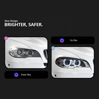 Projecteurs laser LED CREULI pour BMW X5 E70 2007-2013, feux de jour DRL, clignotants, Plug & Play, Vente Flash