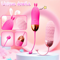 Kabelloser Vibrator für Frauen mit Fernbedienung, 10 Frequenzen, Starke Vibration für Masturbation