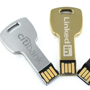 Real Capacity Usb Flash Drive Metal Key 2.0 3.0 Usb Flash Memory 1GB 2GB 4GB 8GB 16GB 32GB 64GB 128GB Custom Usb Flash Drive