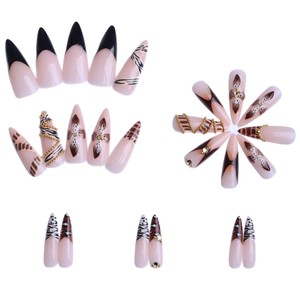Ongles à presser amande en acrylique dégradé, best-seller transfrontalier, amovibles - Product Image 3