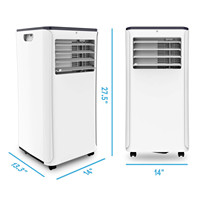 Nouveau produit 2025 – Climatiseur portable compact 10000 BTU avec fonction chauffage 9000 BTU, fabriqué en Chine, pour l'Inde