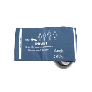 Double tube infant Brazaletes Cuff/Arm Cir 10-19CM NIBP cuff for Mindray Edan nibp monitors